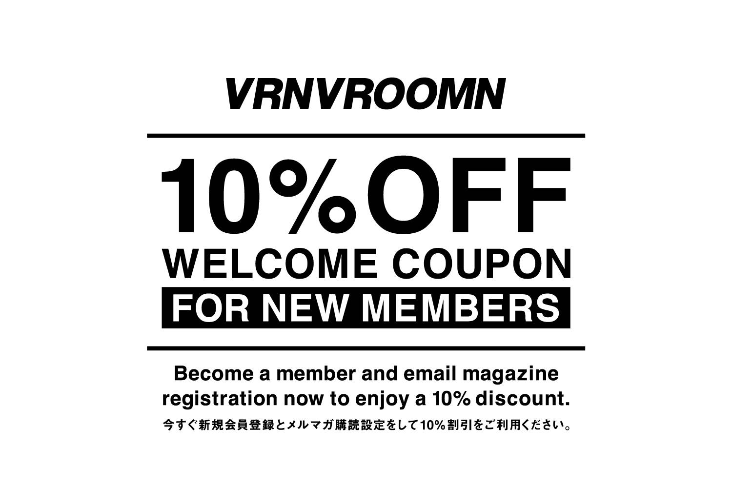 10%OFF WELCOME COUPON FOR NEW MEMBERS.