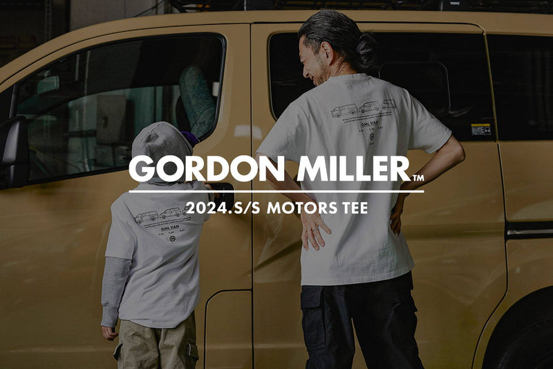 3/27(水)発売 GORDON MILLER 2024 S/S MOTORS TEE