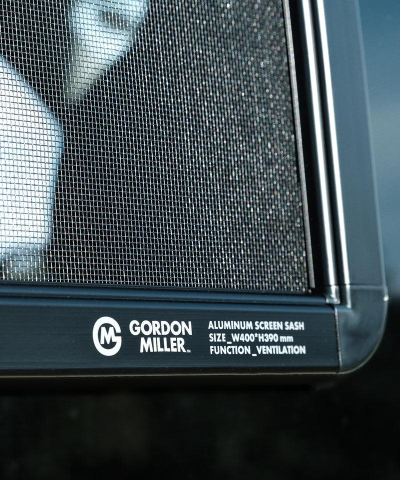 GORDON MILLER アルミニウム スクリーン サッシ for GMLVAN V-01（トヨタ ハイエース）