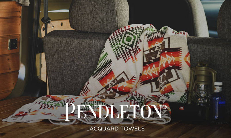 PENDLETONの人気大判タオルが入荷。お部屋のラグ、キャンプ時、車内のマットとしても活躍します。