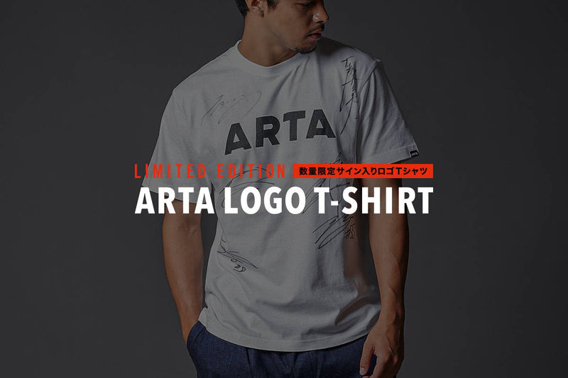 【完売いたしました】ARTAチームメンバーサイン入りロゴTシャツ数量限定販売