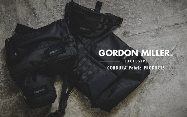 GORDON MILLERオリジナルのCORDURAナイロンを使用したバックシリーズの新作が登場