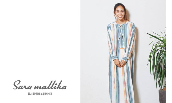 日本人女性デザイナーの作る、インド生産のブランド「Sara mallika / サラマリカ」より新商品が入荷