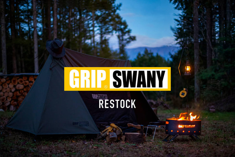 GRIP SWANYより人気のキャンプ用品が再入荷 & 新たなGORDON MILLER別注が新入荷