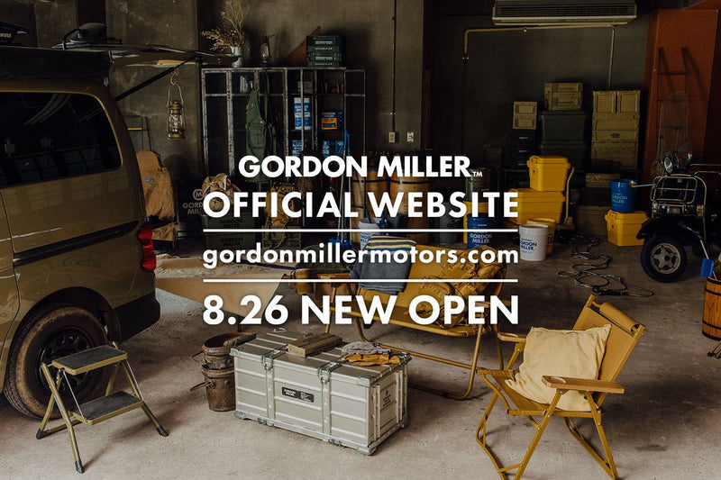 GORDON MILLER公式サイト"gordonmillermotors.com"オープンのお知らせ