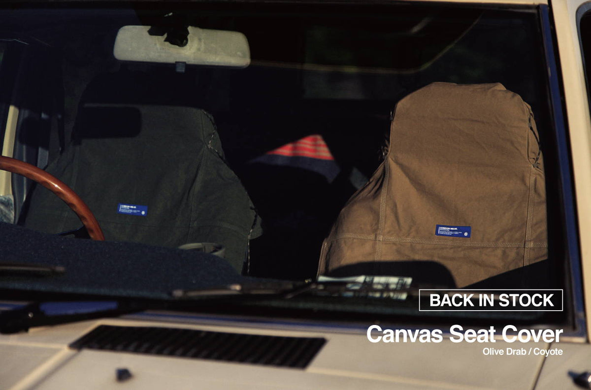 BACK IN STOCK】CANVAS SEAT COVER / キャンバスシートカバー