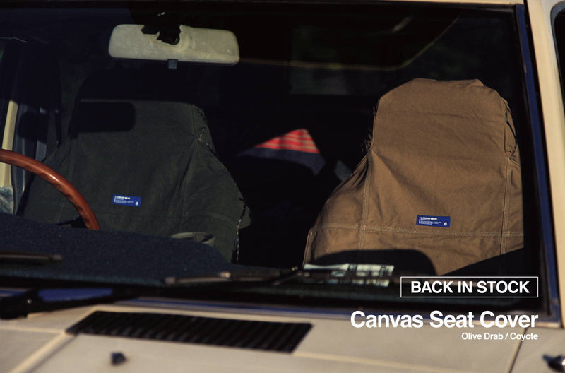 【BACK IN STOCK】CANVAS SEAT COVER / キャンバスシートカバー
