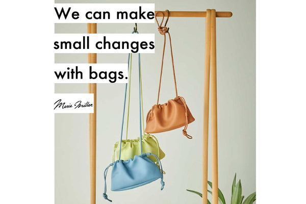 小物で簡単に気分上げ。 バッグが変われば、日常も変わる。