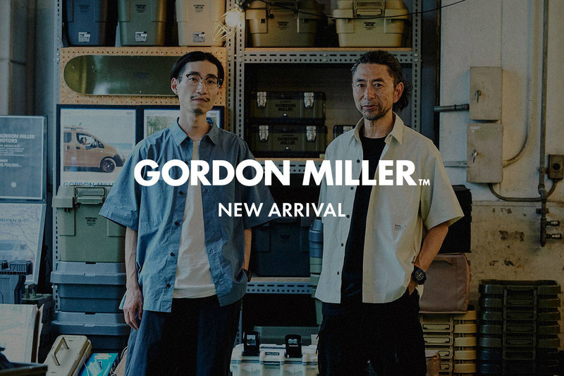 夏におすすめのレイヤードアイテム！GORDON MILLER 2024 S/S 新作ハーフスリーブシャツ