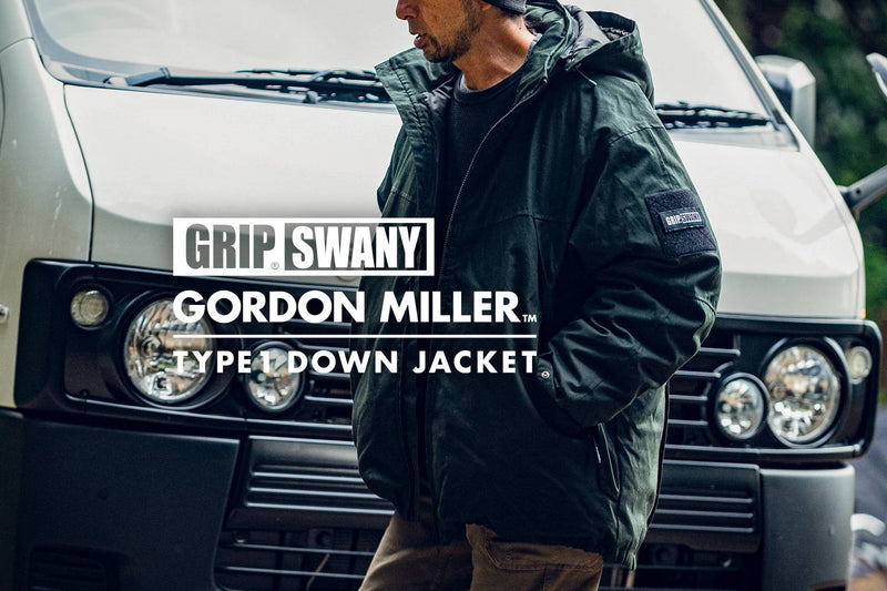GRIP SWANY × GORDON MILLER TYPE1 DOWN JACKET
