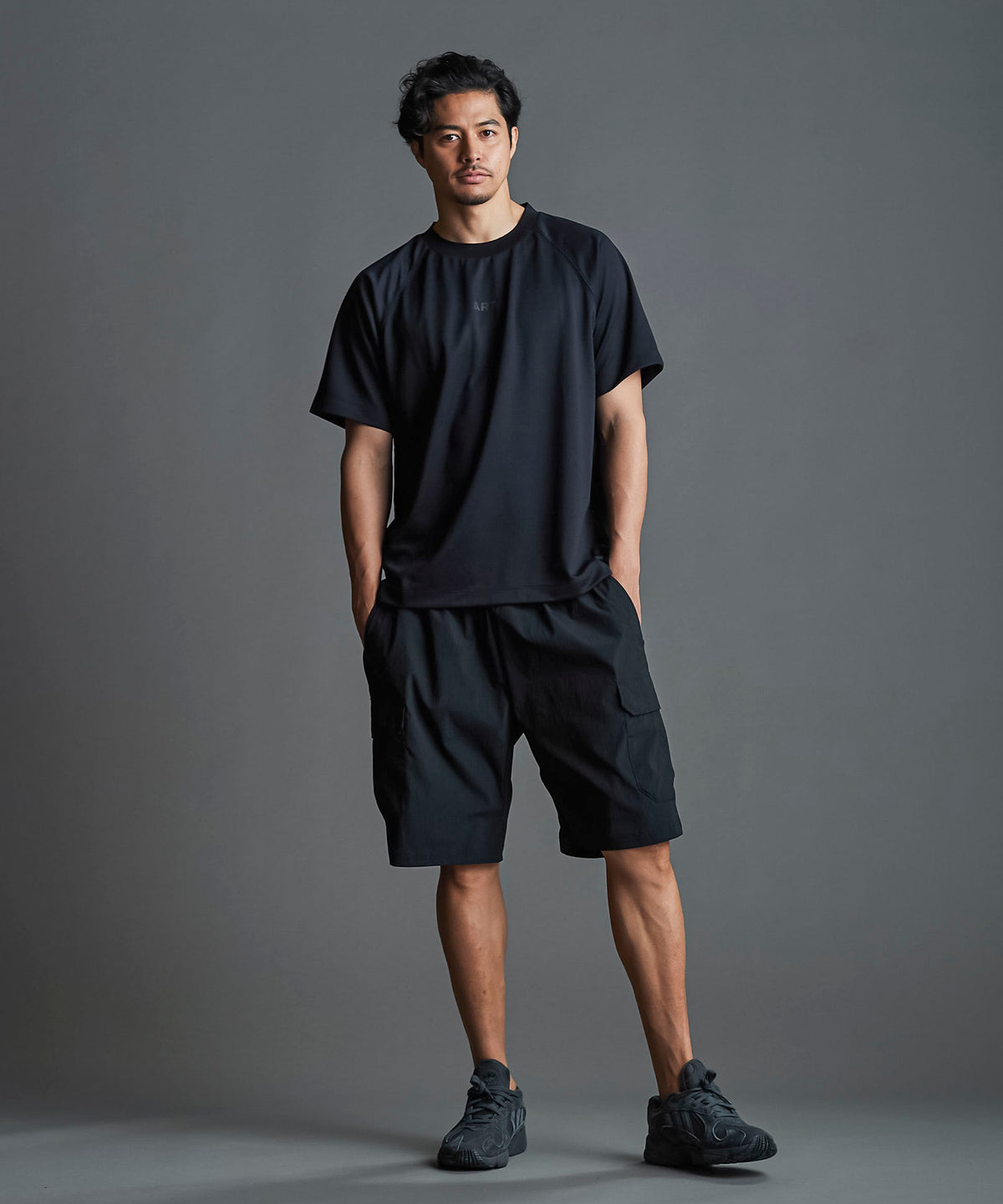 WAAC ワック インナー付き ストレッチ プリーツスカート