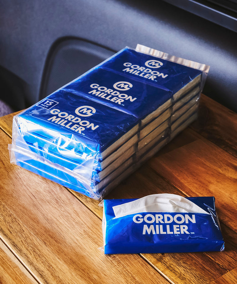 GORDON MILLER ポケットティッシュ 15個パック