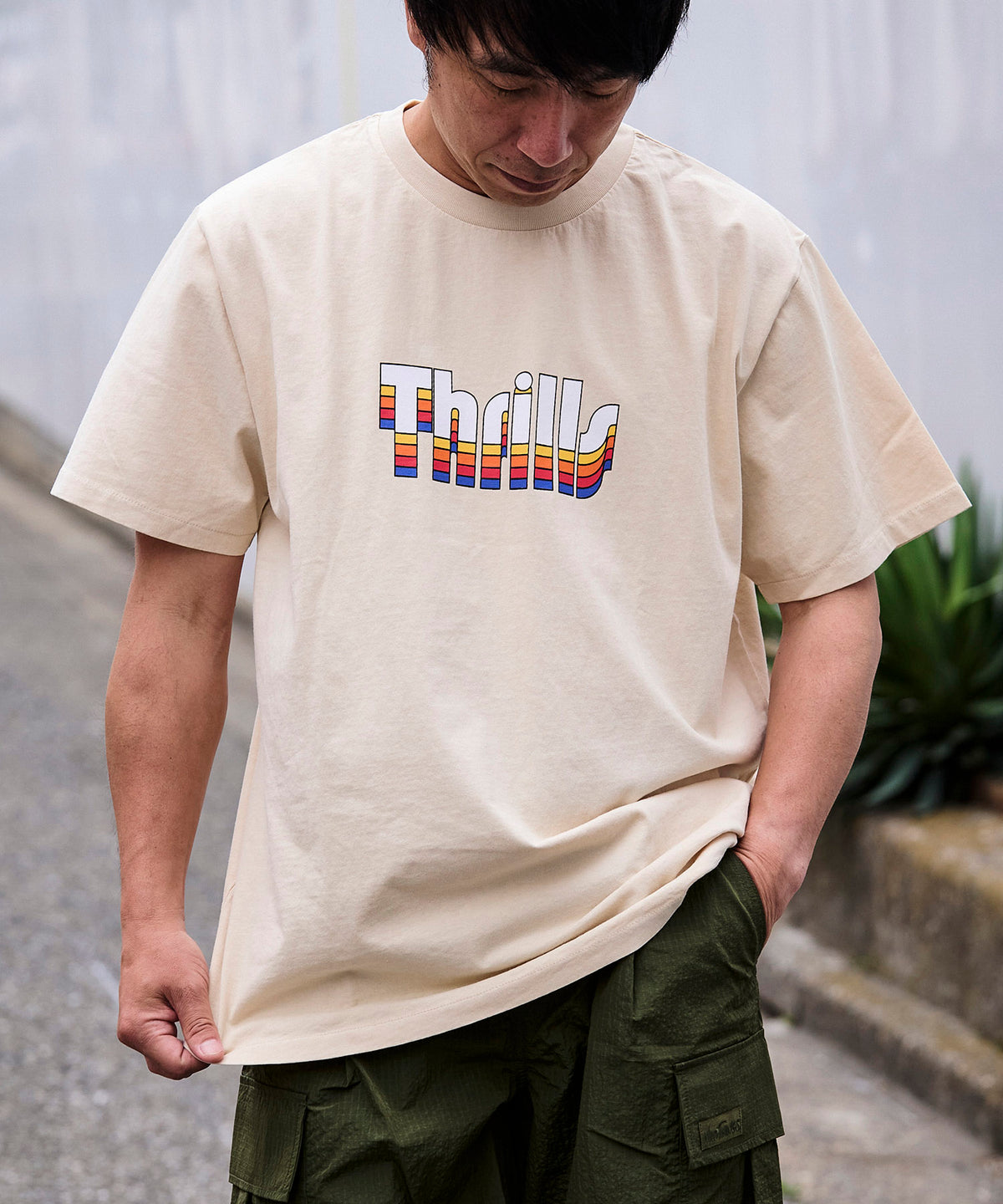 THRILLS×JACK & MARIE クラシックロゴTシャツ SMU9-182A