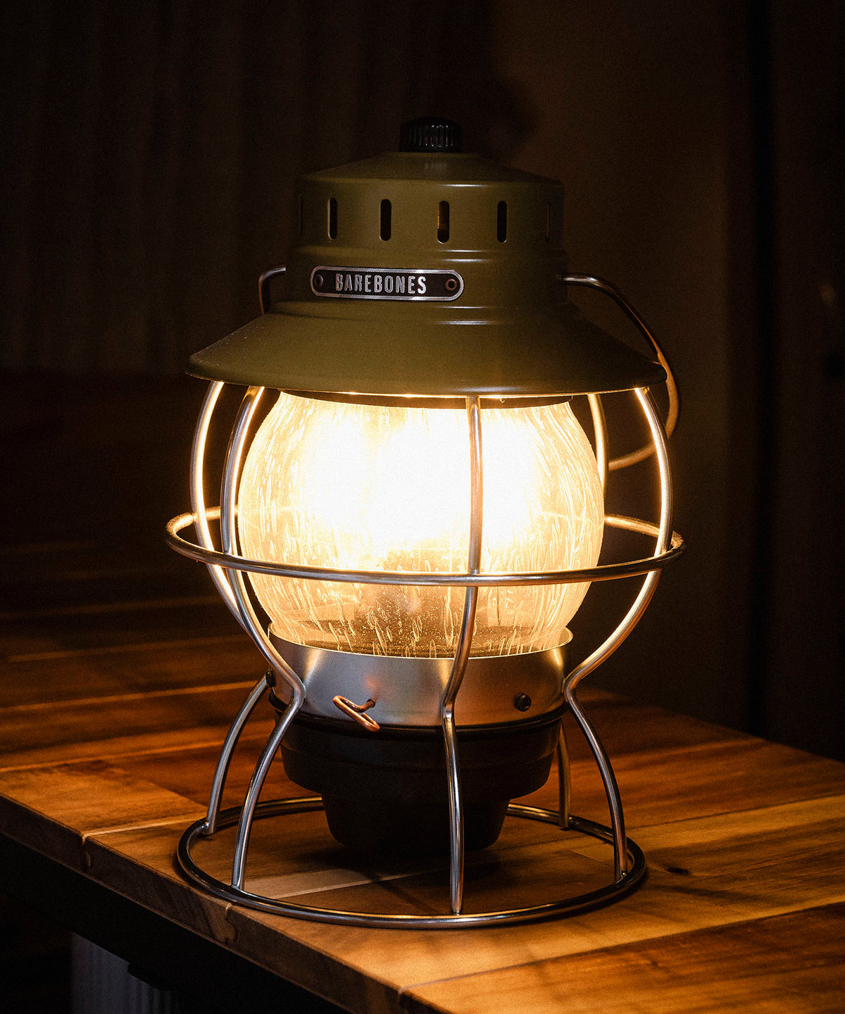 BAREBONES レイルロードランタン LED 新品 BAREBONES レイルロードランタンLED