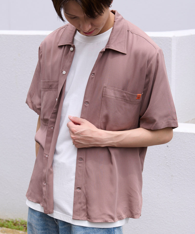 UNIVERSAL OVERALL オープンカラーシャツ U2113168