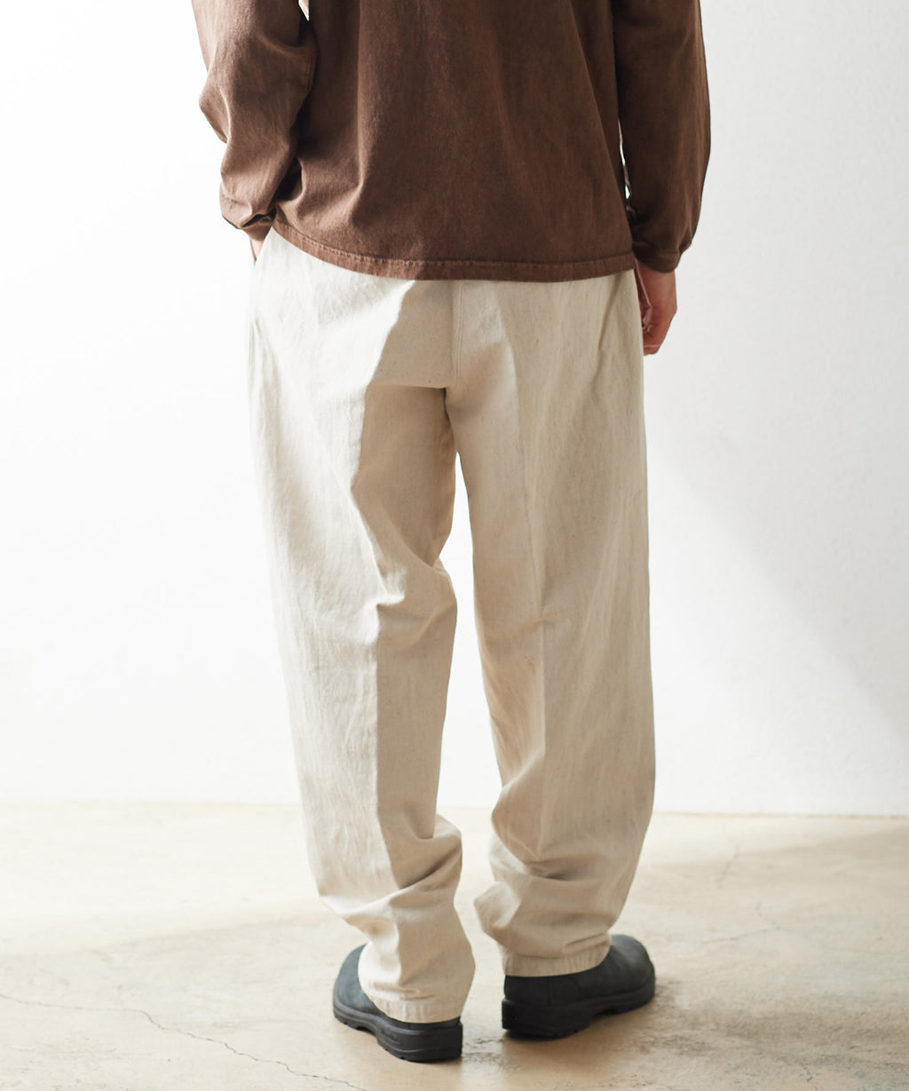 Nigel Cabourn CC22 2タックパンツ コットンリネンデニム