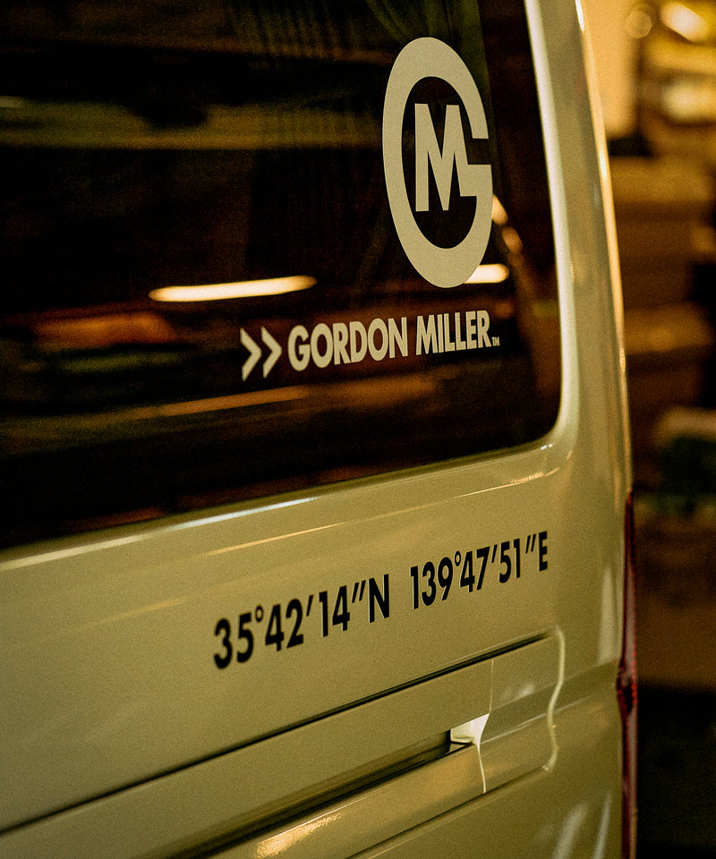 GORDON MILLER カットステッカー LAT/LONG