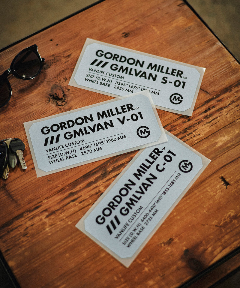 GORDON MILLER ステッカー Cメン TYPE V-01/C-01/S-01