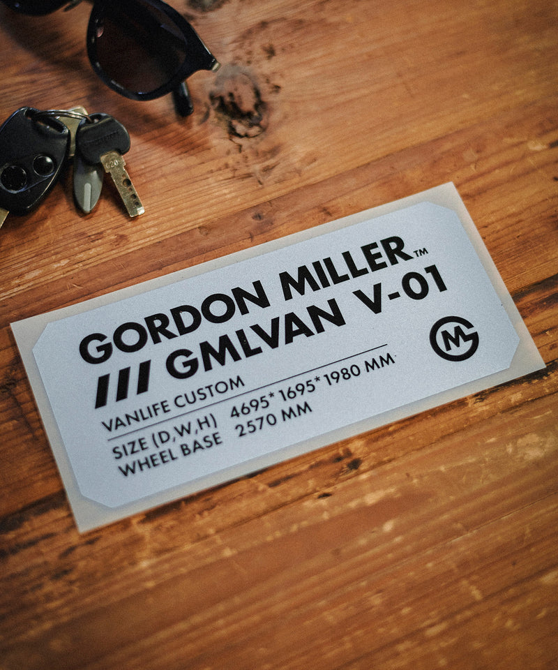 GORDON MILLER ステッカー Cメン TYPE V-01/C-01/S-01