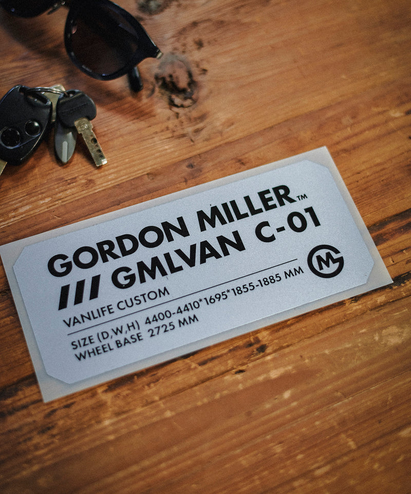 GORDON MILLER ステッカー Cメン TYPE V-01/C-01/S-01