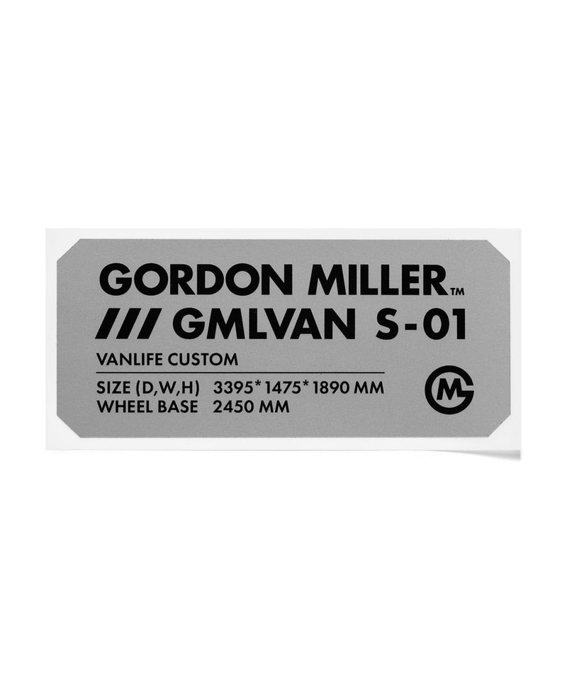 GORDON MILLER ステッカー Cメン TYPE V-01/C-01/S-01