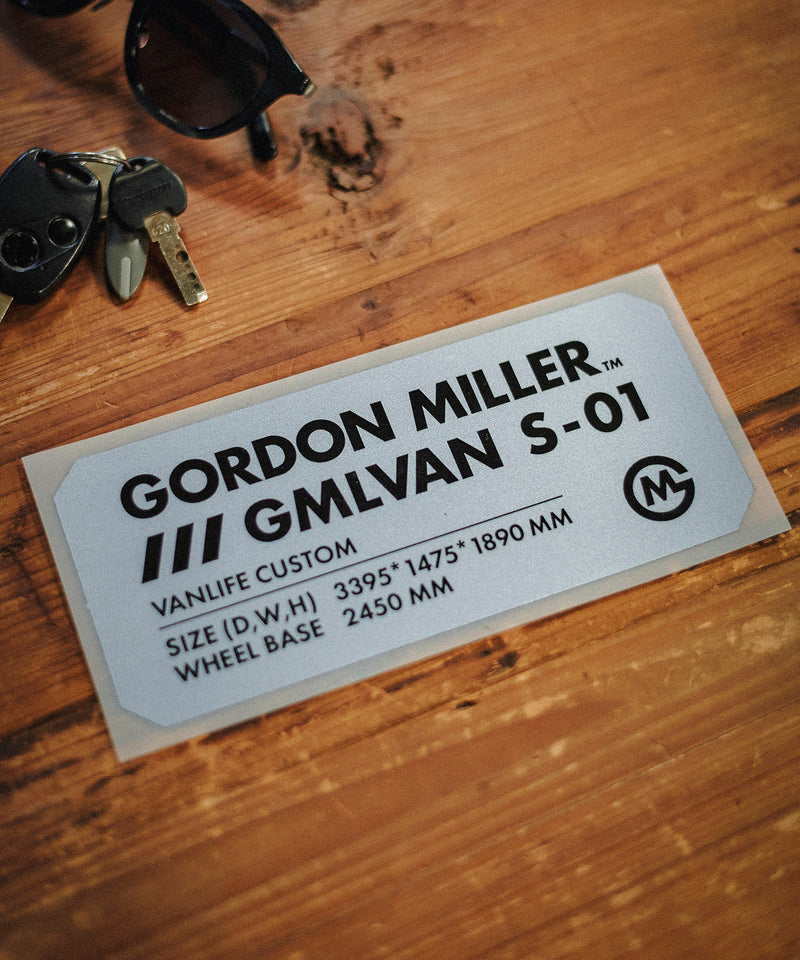 GORDON MILLER ステッカー Cメン TYPE V-01/C-01/S-01