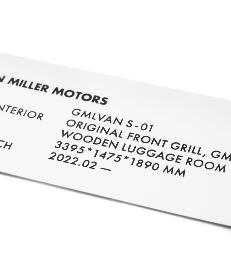 GORDON MILLER ステッカー CARD V-01/C-01/S-01