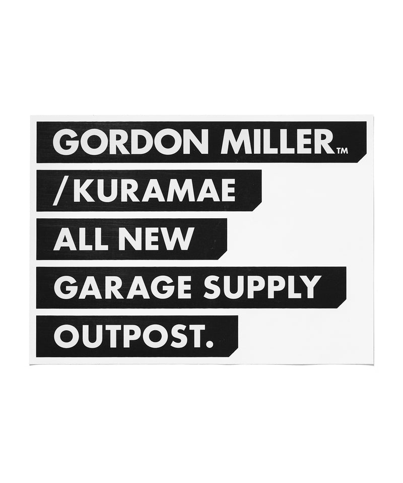 GORDON MILLER カットステッカー KURAMAE BAR