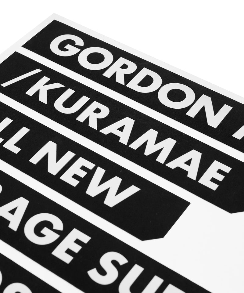 GORDON MILLER カットステッカー KURAMAE BAR