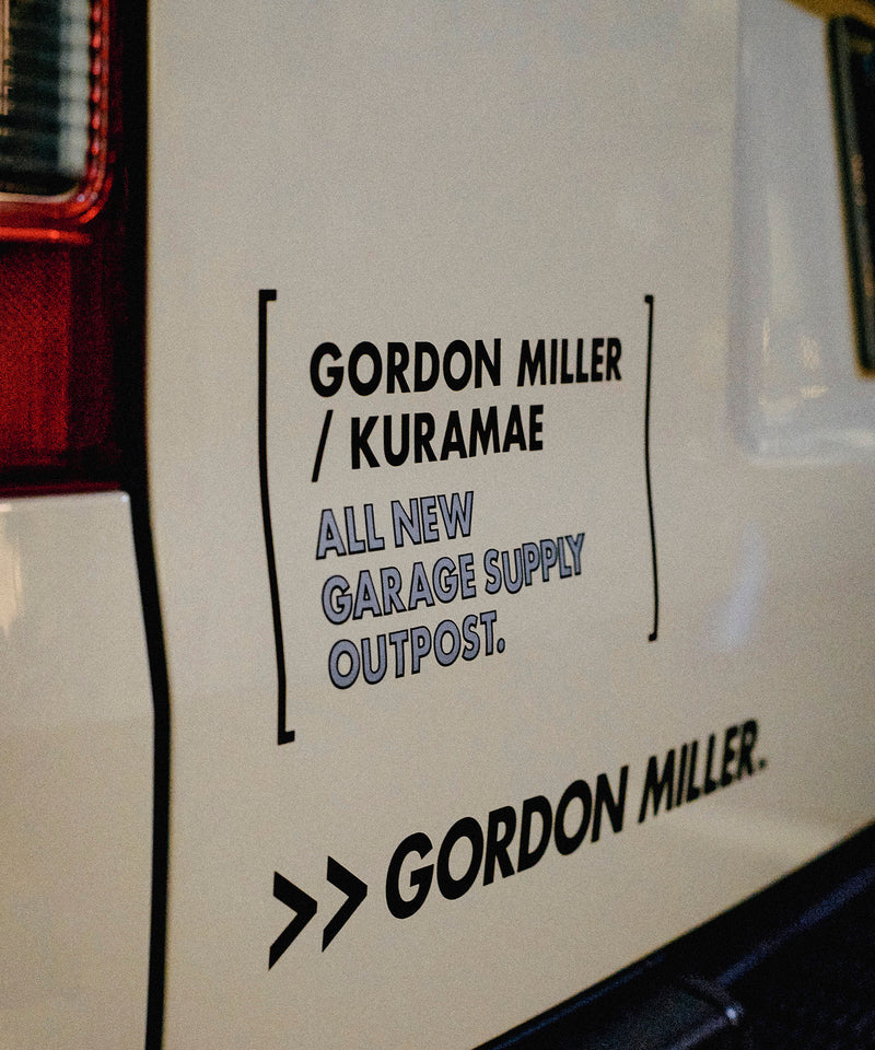 GORDON MILLER カットステッカー [KURAMAE]