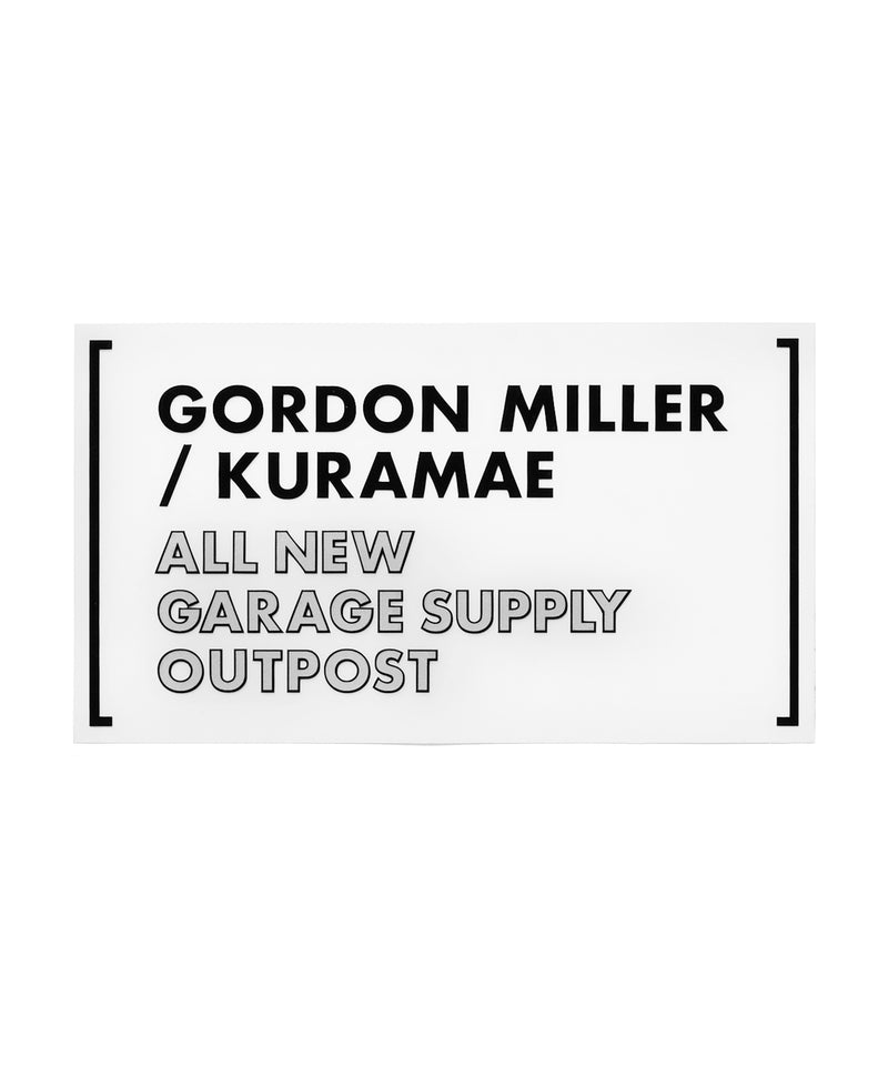 GORDON MILLER カットステッカー [KURAMAE]