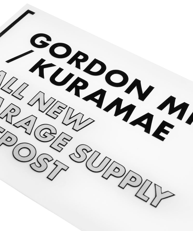 GORDON MILLER カットステッカー [KURAMAE]