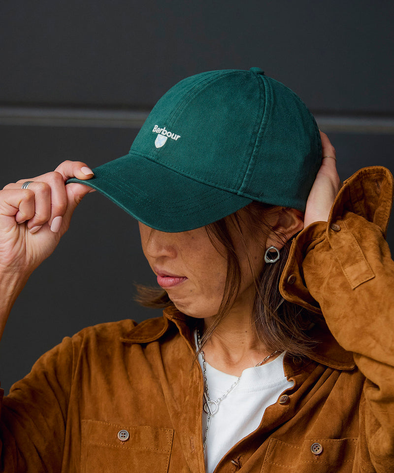 Barbour　cascade　コットン６パネル キャップ