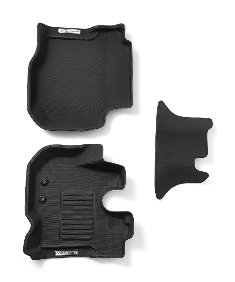 GORDON MILLER 立体ﾏｯﾄﾗﾊﾞｰｷｬﾗﾊﾞﾝ専用2前席3枚1ｾｯﾄBK