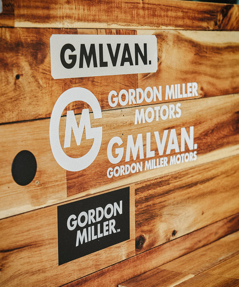 GORDON MILLER カッティングGステッカー
