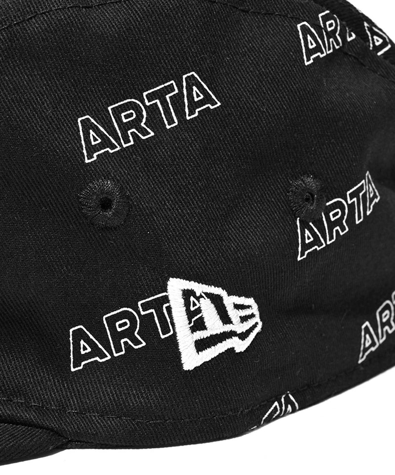 ニューエラ ARTA ジェット キャップ ロゴ オールオーバー（BLACK）