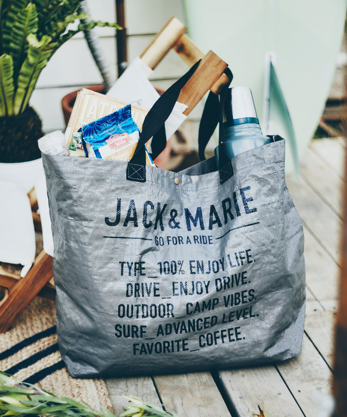 JACK & MARIE フリートートバッグ