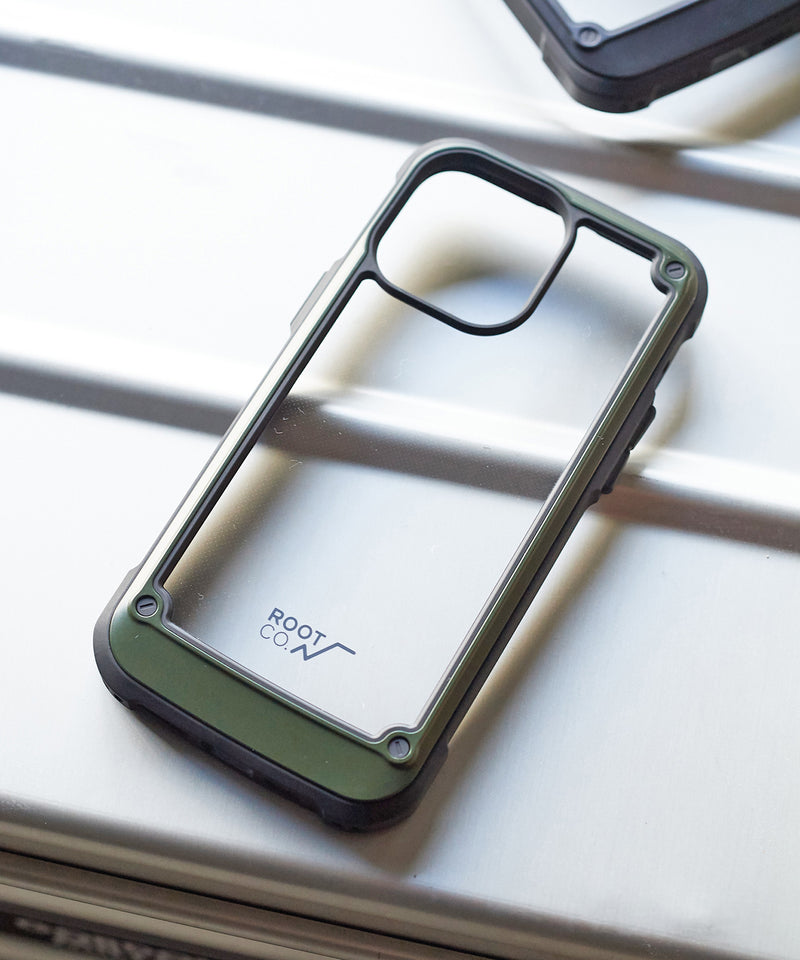 ROOT CO. 【iPhone14ProMax専用】グラビティ ショックレジスト Tough & Basic Case.
