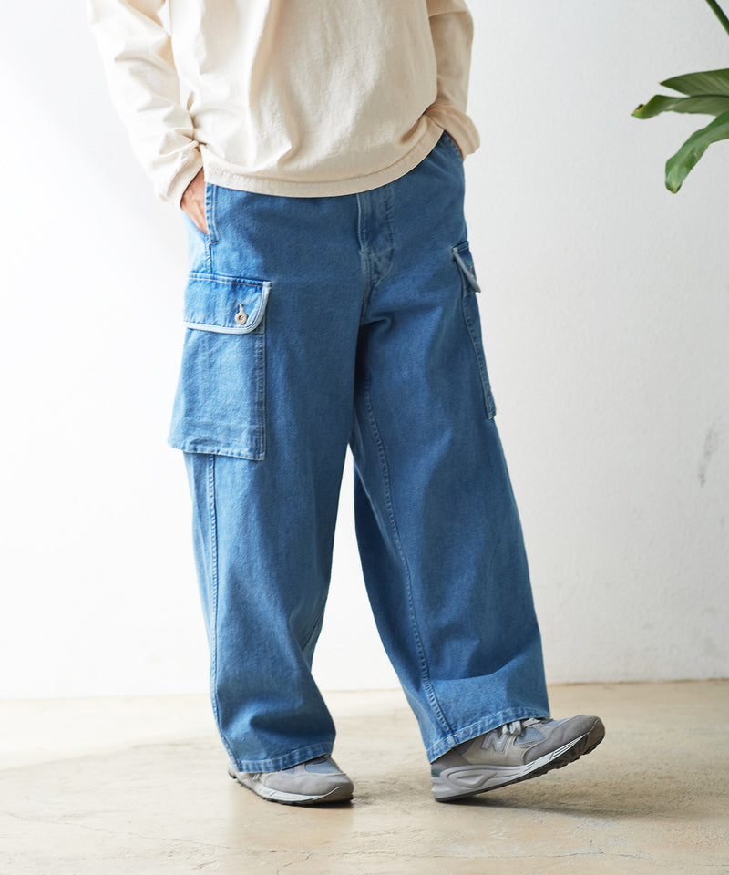 ARMY TWILL 12OZ デニムカーゴパンツ