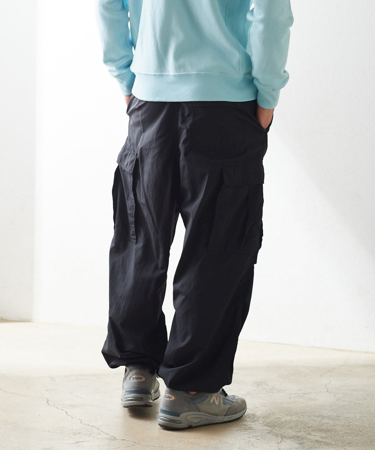 ARMY TWILL ブラック カーゴパンツ ARMY TWILL ナイロン OX カーゴパンツ