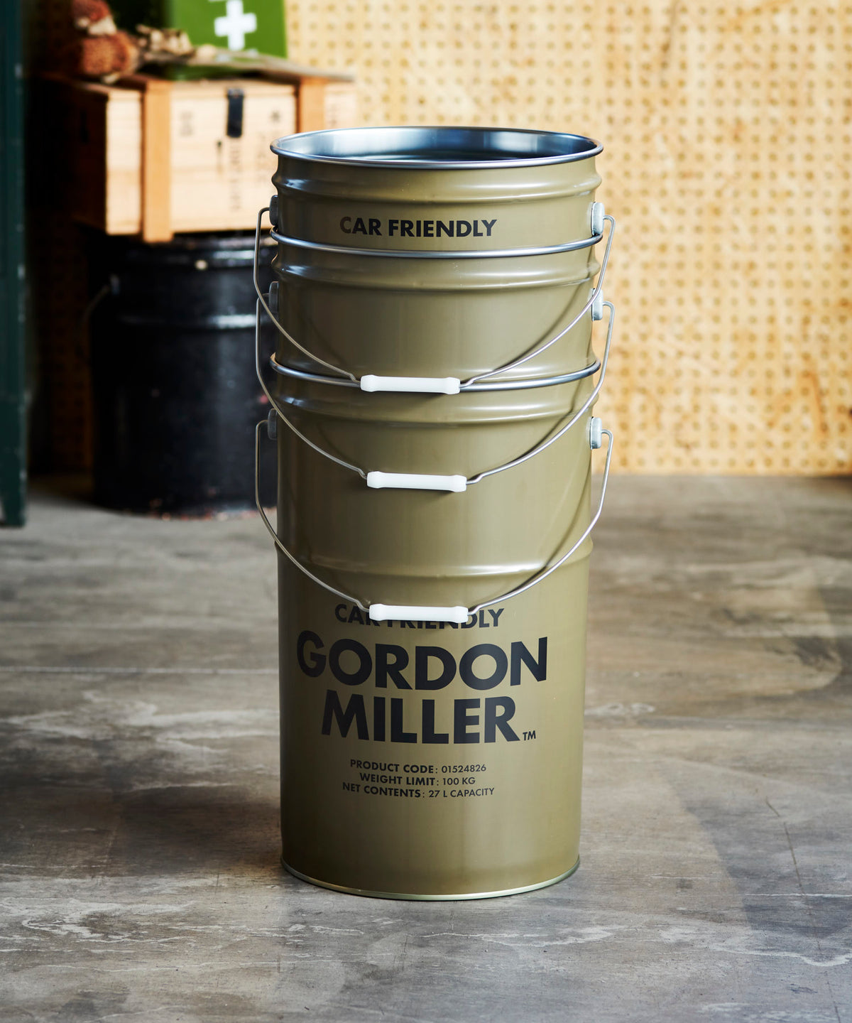 GORDON MILLER ペール缶 収納型スツール 20L