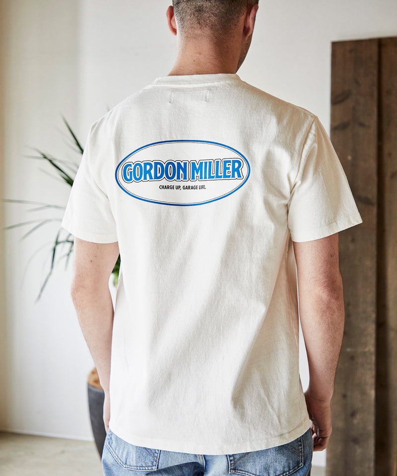 GORDON MILLER プリントヘビーウェイトポケットTシャツ