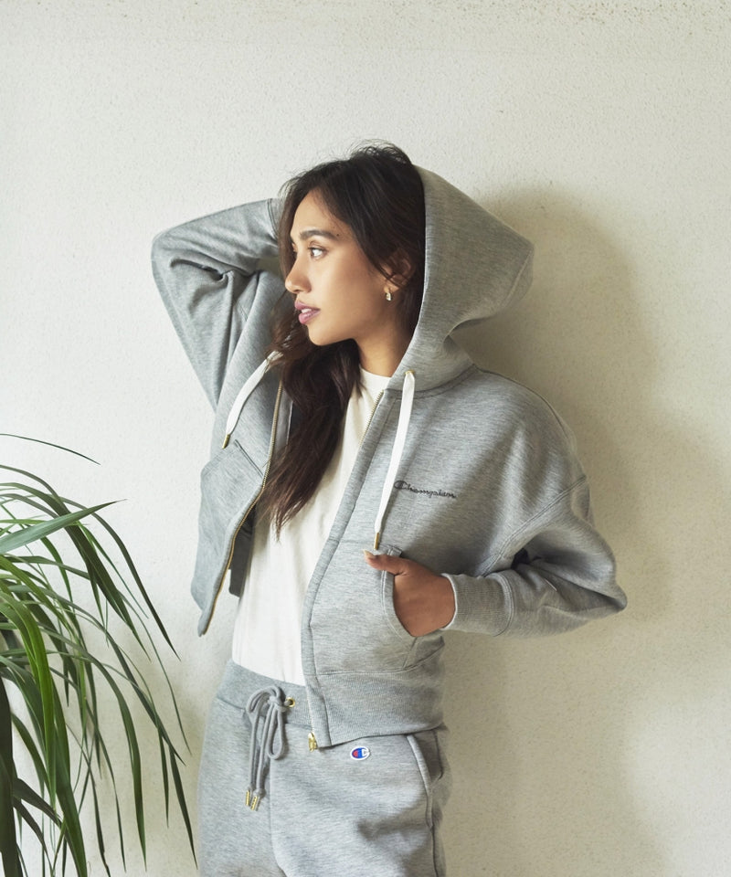 Champion ジップフーデッドスウエットシャツ CW-SS112