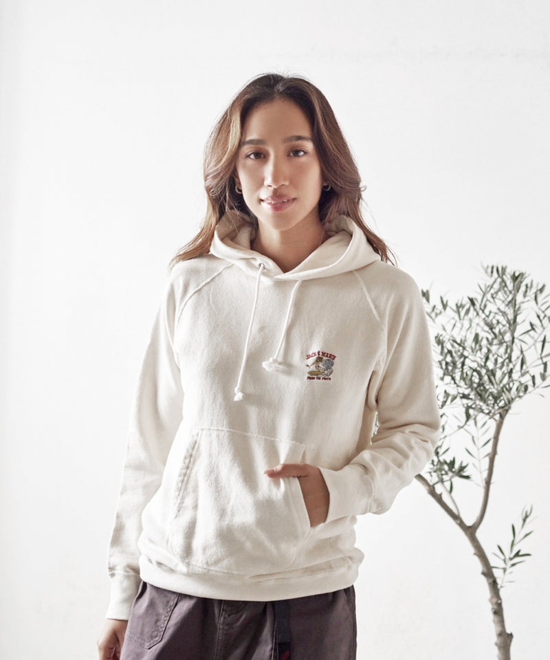 SIMON PERINI×JACK & MARIE ラグランプルオーバーフード
