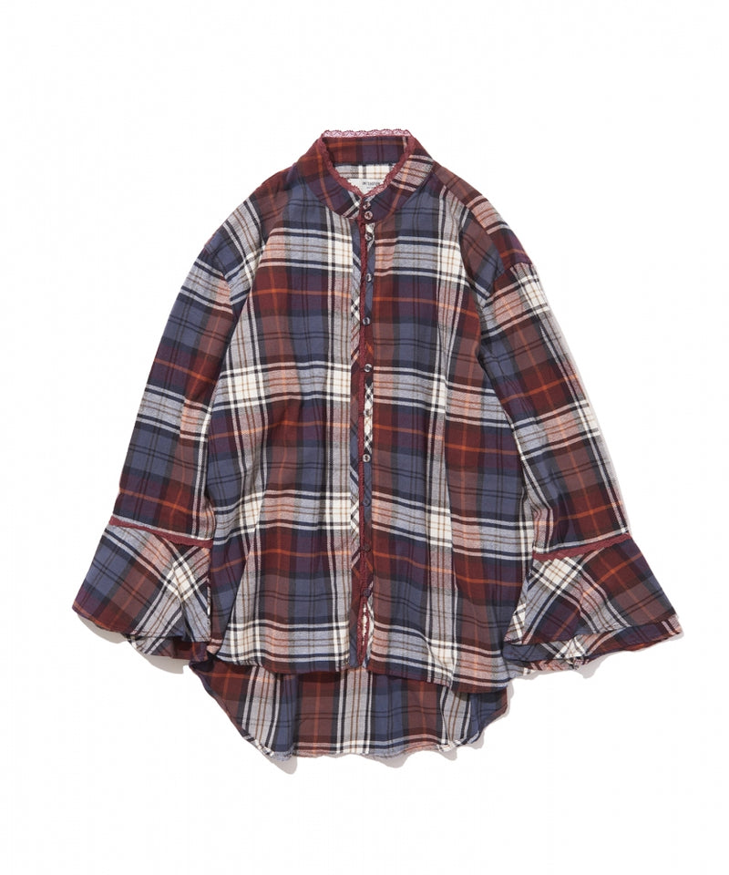 ONETEASPOON チェックコットンシャツ 23481